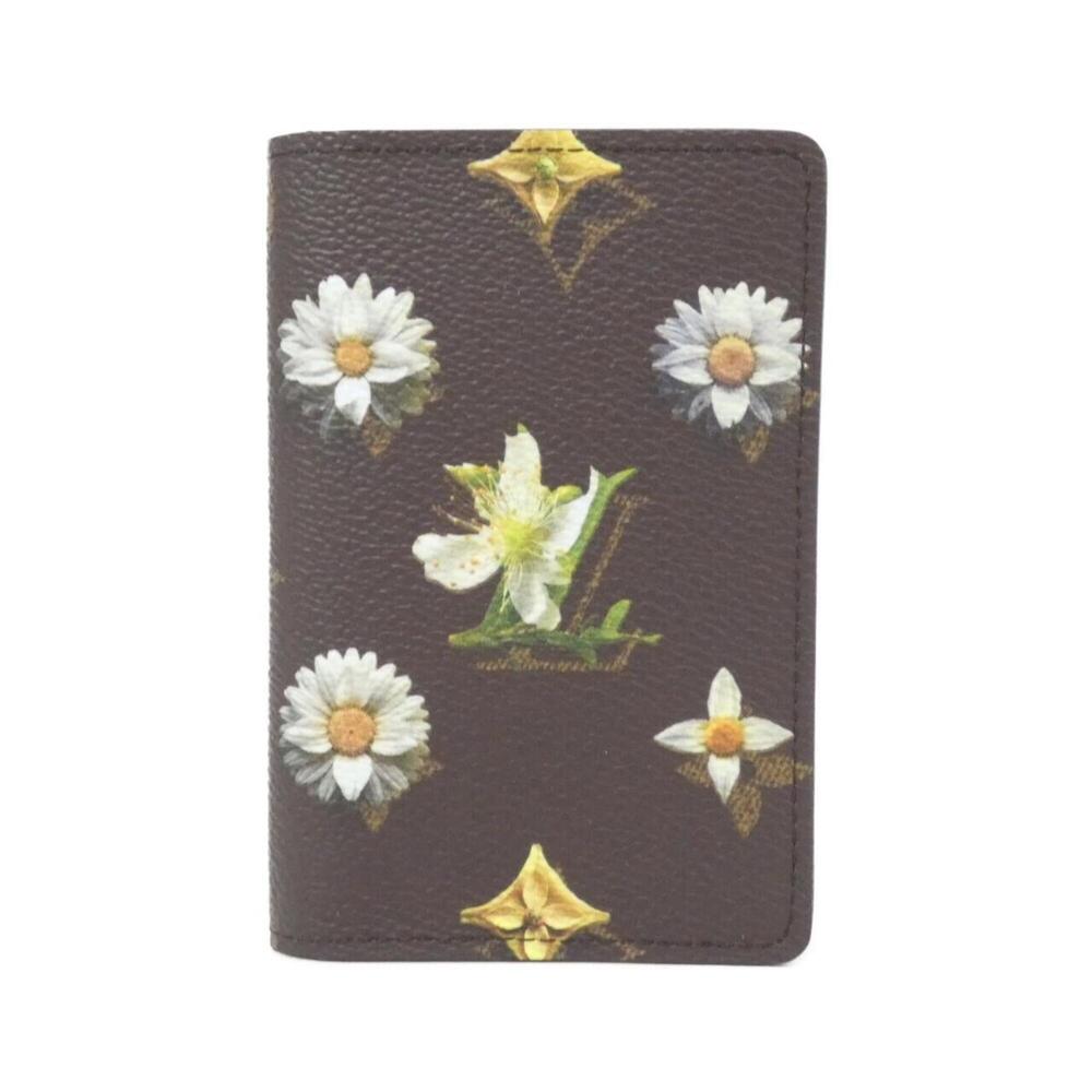 Louis Vuitton Monogram Flower Organizer de Poche M27542 Business Card Holder/...